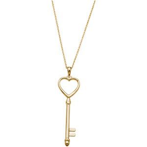 Fashion Key Pendant with a Heart