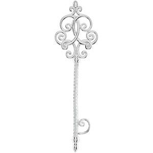 Scroll Design Key Pendant Mounting