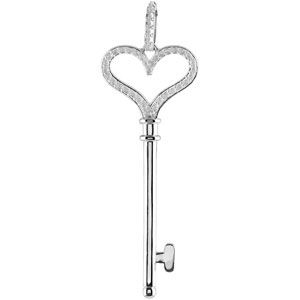 Heart Design Key Pendant Mounting