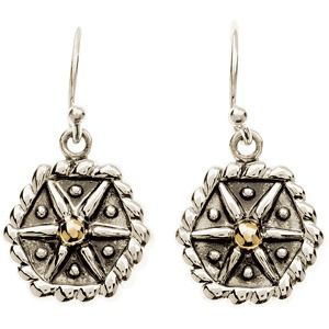 Two Tone Fashion Earrings