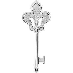 Fleur-de-lis Key Pendant Mounting
