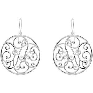 Scroll Pattern Earring Mounting
