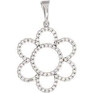 Petite Flower Pendant Mounting