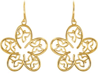 Floral & Butterfly Design Earrings