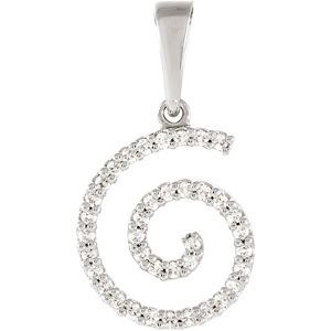 Petite Spiral Pendant Mounting