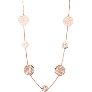Rose gold Plated Sterling Silver Necklace