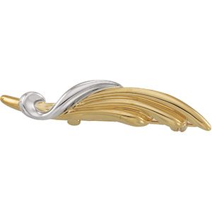 Two Tone Fashion Brooch