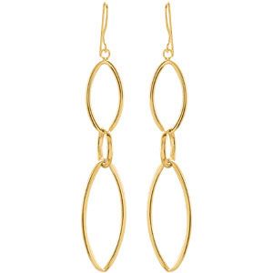 14K Gold-Clad Sterling Silver Earrings