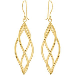 14K Gold-Clad Sterling Silver Earrings