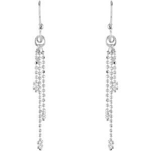 Dangle Earrings with Flowers