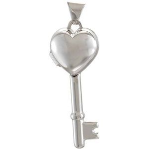 Key & Heart Design Locket 