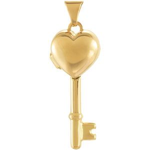 Key with Heart Shaped Locket