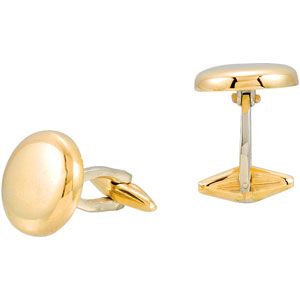Men's Round Shaped Cuff Links