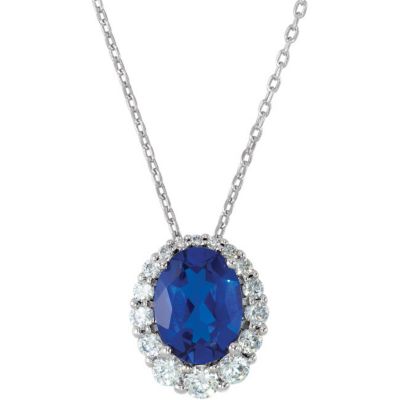 Graduated Cluster Pendant for Oval Center