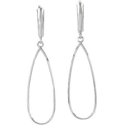 Earring for Large Pear Shape Gemstone