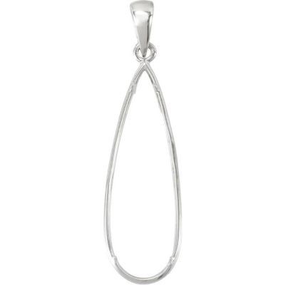 Pendant for Large Pear Shape Gemstone
