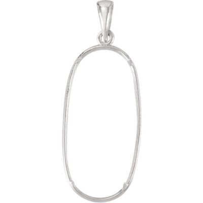 Pendant for Large Oval Gemstone 