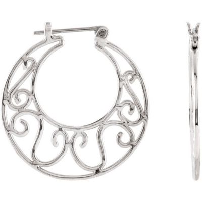 Sterling Silver Hoop Earrings