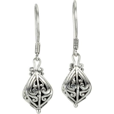 Sterling Silver Fashion Earrings with Dangle