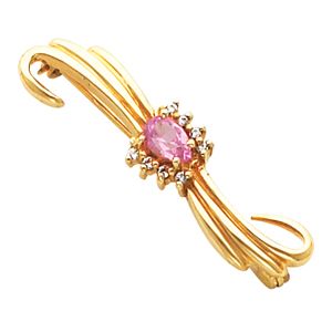 Brooch Mounting for Pear Center