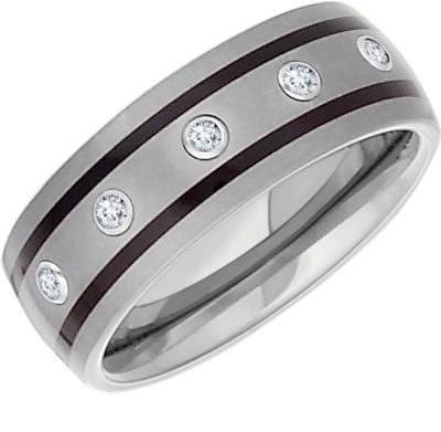 Dura Tungsten&reg; Diamond Dome Band