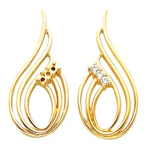 Fashion Drop Earring Mounting 
