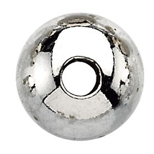  Smooth Silver Bead