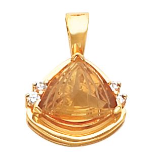 Pendant Mounting for Fantasy-Triangle/Trillion Center