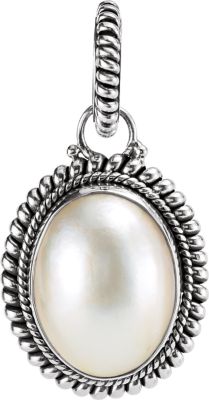Mabé Cultured Pearl Pendant