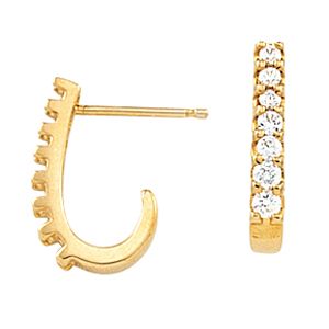 J-Hoop Earring Mounting