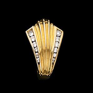 Accented Earring Mounting
