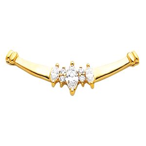 Necklace Center Mounting for Marquise Center