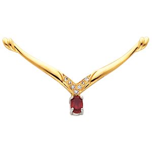 Necklace Mounting for Oval Center