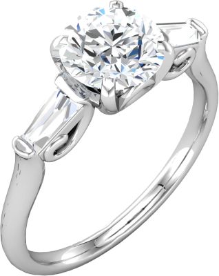 Sculptural-Inspired Engagement Ring