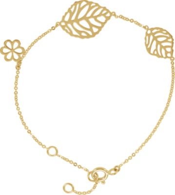 Leaf & Flower Design Bracelet