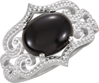 Granulated Design Ring