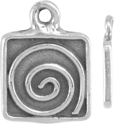 Swirl Design Dangle with Square Frame