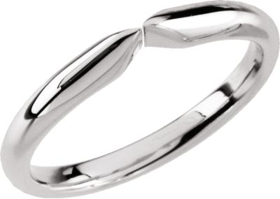 Pinched/Pointed Shoulder Comfort-Fit Shank for 6-Prong Setting