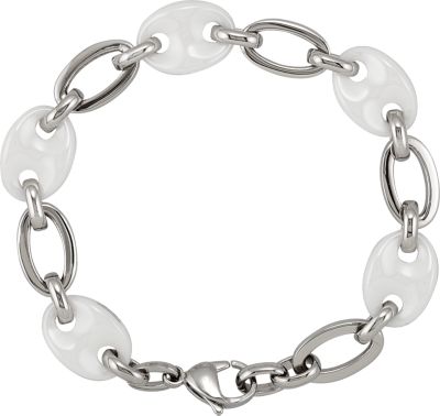 Ceramic Couture&trade; & Stainless Steel Bracelet