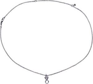 2mm Necklace with 2-3