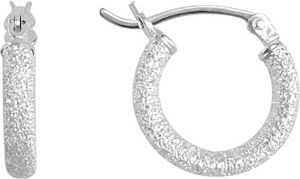Star Dust Hoop Earrings