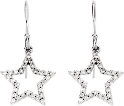 1/3 ct tw Diamond Star Earrings