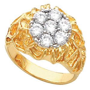 Men's Cluster Ring Mounting