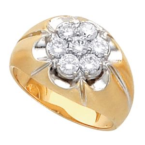 Men's Cluster Ring Mounting