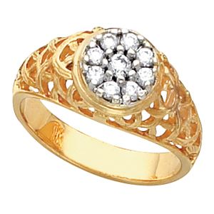 Men's Cluster Ring Mounting