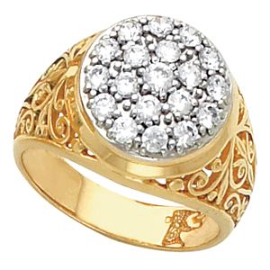Men's Cluster Ring Mounting