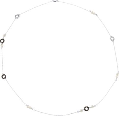 Freshwater Cultured Pearl & Fashion Circle Necklace