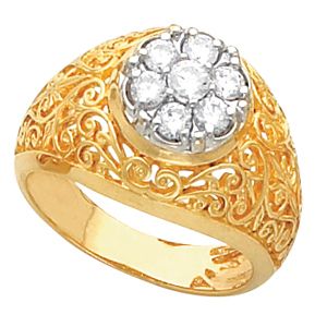 Men's Cluster Ring Mounting