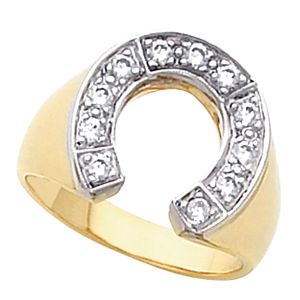 Men's Horseshoe Ring Mounting