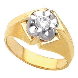 Men's Belcher Solitaire Ring Mounting